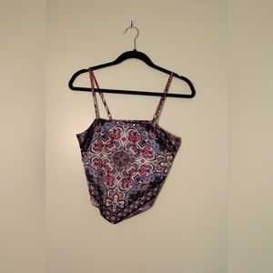 Women’s Strappy Cropped Bandanna Top